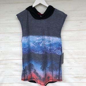 NEW Distortion Cut-Off Hoodie